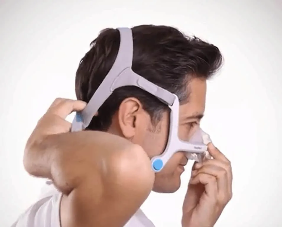 מסכת סיפאפ CPAP אף Resmed AirFit N20 - תמונה 2