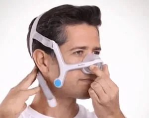 מסכת סיפאפ CPAP אף Resmed AirFit N20 - תמונה 3